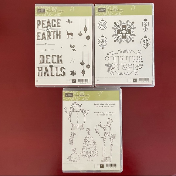 Stampin’ Up! Three sets of Christmas Stamps